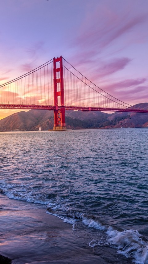 Golden Gate Bridge 480x854 - Wallpaper
